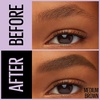Maybelline Express Brow 2-In-1 Pencil and Powder Eyebrow Makeup, Deep Brown, 1 Count(257 Medium Brown)