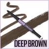 Maybelline Express Brow 2-In-1 Pencil and Powder Eyebrow Makeup, Deep Brown, 1 Count(260 Deep Brown)