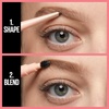 Maybelline Total Temptation Eyebrow Definer Pencil, Medium Brown, 1 Count(300 BLONDE)