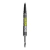 Maybelline Brow Inserts Eyebrow Pen, Micro Needle Shaped 2-In-1 Dual-Ended Brow Makeup Pen and Gel, Water-Resistant, Smudge Proof for Up to 36-HR Wear, Medium Brown(Deep Brown)