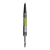 Maybelline Brow Inserts Eyebrow Pen, Micro Needle Shaped 2-In-1 Dual-Ended Brow Makeup Pen and Gel, Water-Resistant, Smudge Proof for Up to 36-HR Wear, Medium Brown(Blonde)