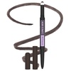 Maybelline Express Brow 2-In-1 Pencil and Powder Eyebrow Makeup, Deep Brown, 1 Count(262 Black Brown)