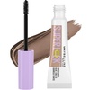 Maybelline Super Lock Brow Glue Eyebrow Gel, Lightweight and Waterproof Tinted Brow Gel For Up To 24HR Hold, Black, 1 Count(253 Taupe)