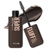 Maybelline Superfluff Volumizing Brow Mousse, All Day Tinted Brow Gel For Soft Full Brows, Medium Brown, 1 Count(BLACK BROWN)