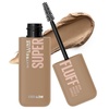 Maybelline Superfluff Volumizing Brow Mousse, All Day Tinted Brow Gel For Soft Full Brows, Medium Brown, 1 Count(BLONDE)