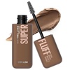 Maybelline Superfluff Volumizing Brow Mousse, All Day Tinted Brow Gel For Soft Full Brows, Medium Brown, 1 Count(SOFT BROWN)