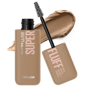 Maybelline Superfluff Volumizing Brow Mousse, All Day Tinted Brow Gel For Soft Full Brows, Medium Brown, 1 Count(BLONDE)