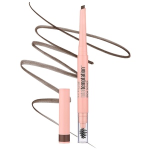 Maybelline Total Temptation Eyebrow Definer Pencil, Medium Brown, 1 Count(310 MEDIUM BROWN)
