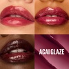 MAYBELLINE Lifter Glaze Oil Balm with Hyaluronic Acid and Hydrating Oil Blend, Lip Balm with 24HRs of Smooth, Moisturizing Shine, Rose Bite (Sheer Hot Pink)(Acai Glaze)