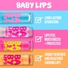 Maybelline New York Baby Lips Moisturizing Lip Balm 3-pack, Lip Care Essentials, 3 Shades(1 Count (Pack of 6))