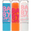Maybelline New York Baby Lips Moisturizing Lip Balm 3-pack, Lip Care Essentials, 3 Shades(1 Count (Pack of 6))