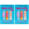 Maybelline New York Baby Lips Moisturizing Lip Balm 3-pack, Lip Care Essentials, 3 Shades(1 Count (Pack of 6))