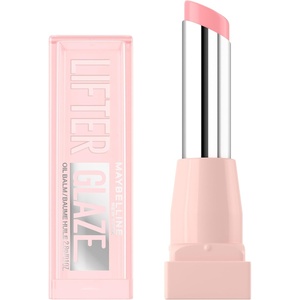 MAYBELLINE Lifter Glaze Oil Balm with Hyaluronic Acid and Hydrating Oil Blend, Lip Balm with 24HRs of Smooth, Moisturizing Shine, Rose Bite (Sheer Hot Pink)(Pink Drip)