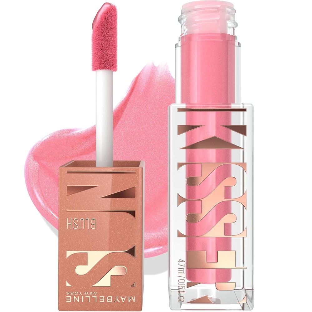 image:imageMaybelline Sunkisser MultiUse Liquid Blush and Bronzer Blendable Longwear Glowy Make Up Sun Tempt 1 CountBlazing Blush
