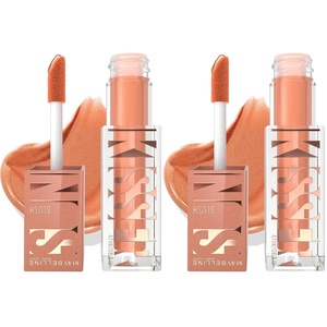 Maybelline Sunkisser Multi-Use Liquid Blush and Bronzer, Blendable, Longwear, Glowy Make Up, Sun Tempt, 1 Count(Tentación del sol)