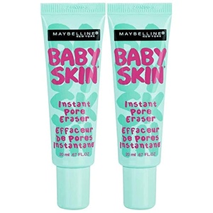 Maybelline Baby Skin Instant Pore Eraser Primer Makeup, Clear, 1 Count(0.67 Fl Oz (Pack of 2))
