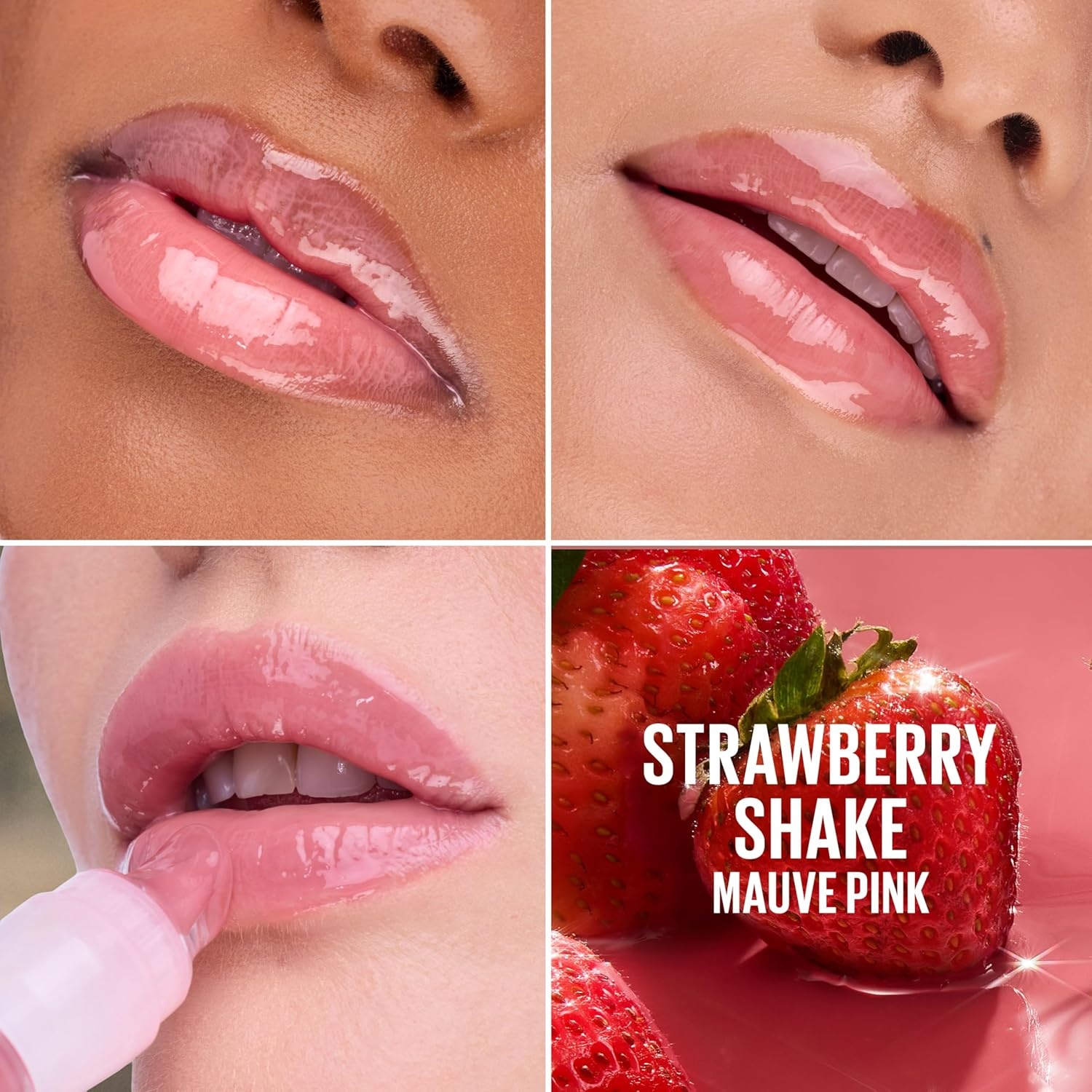 image:imageMAYBELLINE Lifter OilinGel Lip Gloss for Glassy Bouncy Shine Hydrating Tinted Lip Balm and Moisturizer with Hyaluronic Acid and Passionfruit Oil Sugar Spritz Sheer Hot PinkStrawberry Shake