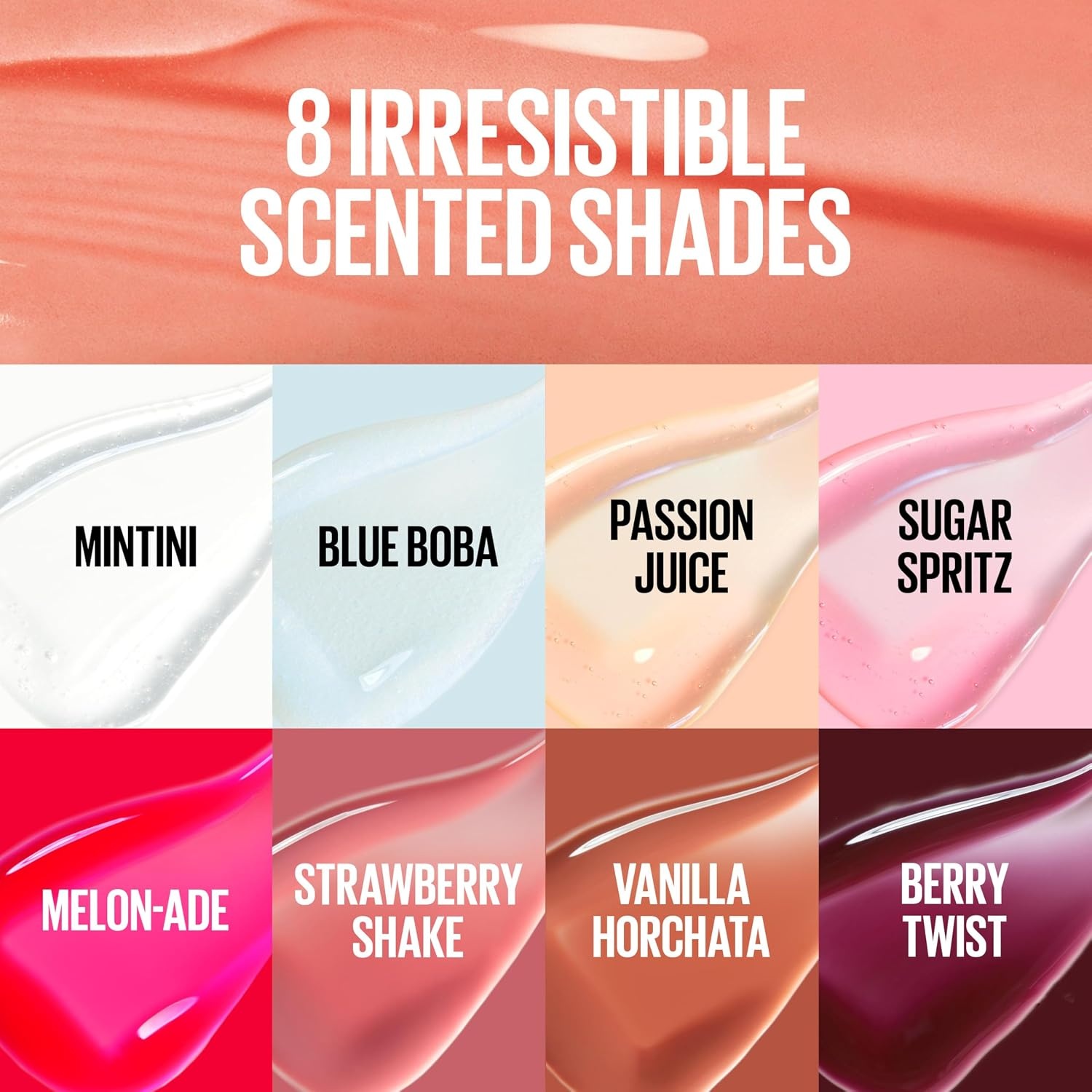 image:imageMAYBELLINE Lifter OilinGel Lip Gloss for Glassy Bouncy Shine Hydrating Tinted Lip Balm and Moisturizer with Hyaluronic Acid and Passionfruit Oil Sugar Spritz Sheer Hot PinkBerry Twist