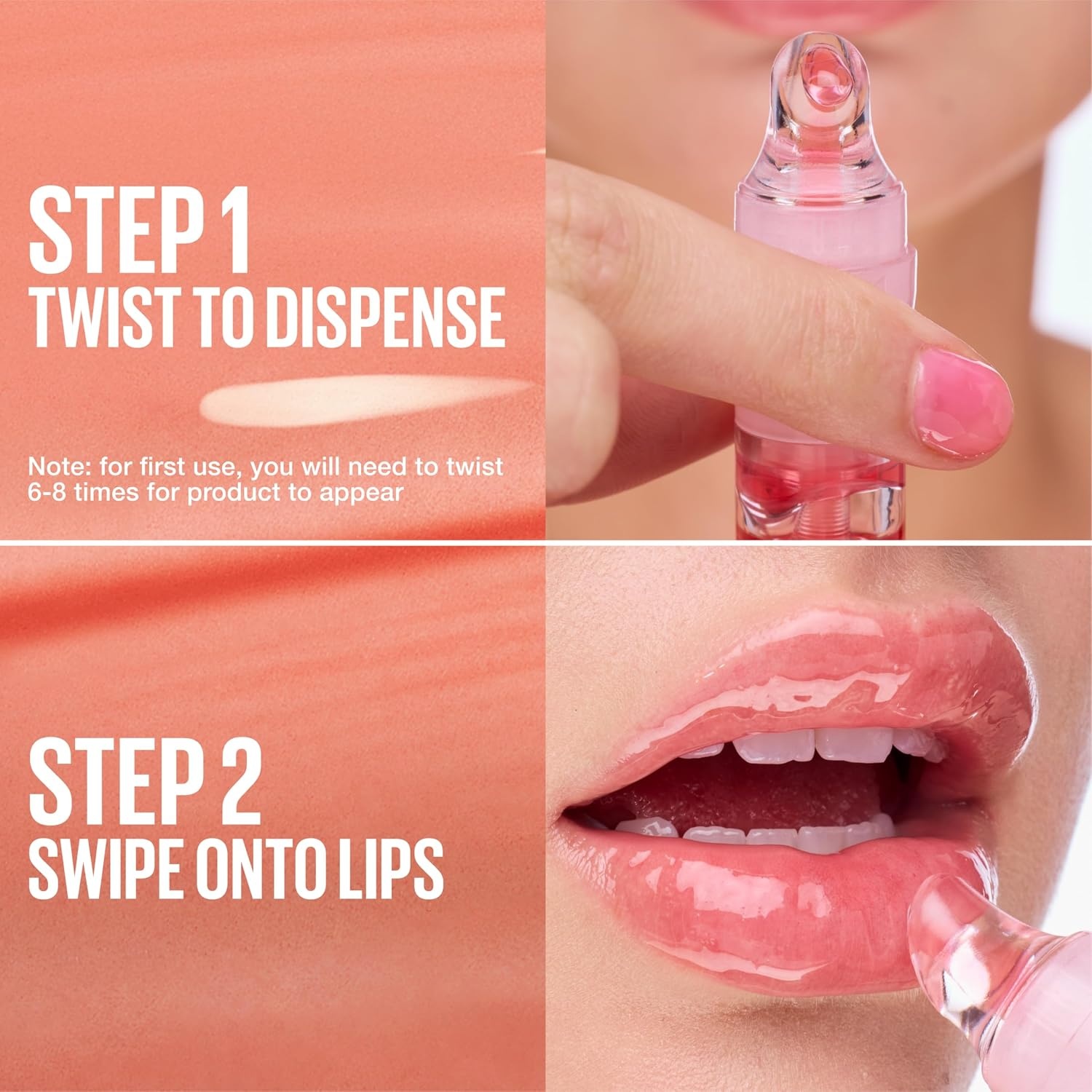 image:imageMAYBELLINE Lifter OilinGel Lip Gloss for Glassy Bouncy Shine Hydrating Tinted Lip Balm and Moisturizer with Hyaluronic Acid and Passionfruit Oil Sugar Spritz Sheer Hot PinkBerry Twist