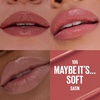 MAYBELLINE Serum Lipstick, Hydrating Lip Makeup with 8HRs of Lip Plumping Moisture with Hyaluronic Acid + Oil Blend, Maybe It’s… (Terracotta Rose Nude Matte)(106 MAYBE IT’S.. SOFT)